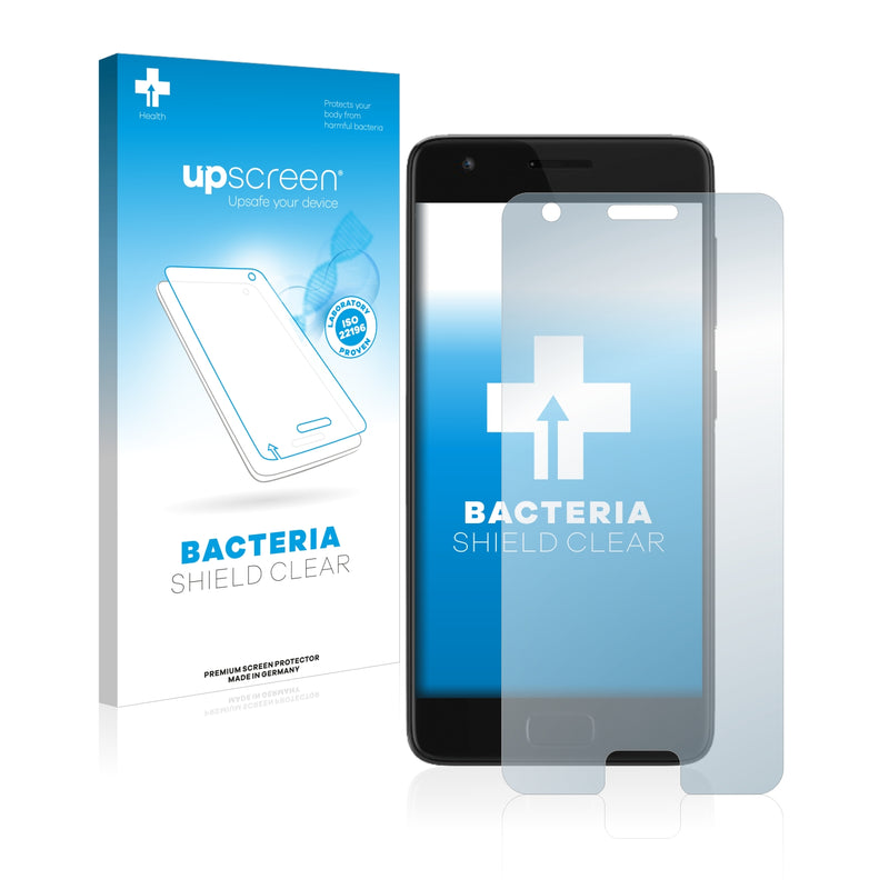 upscreen Bacteria Shield Clear Premium Antibacterial Screen Protector for Lenovo ZUK Z2 Plus