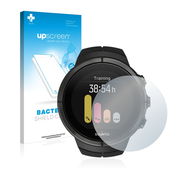 upscreen Bacteria Shield Clear Premium Antibacterial Screen Protector for Suunto Spartan Ultra