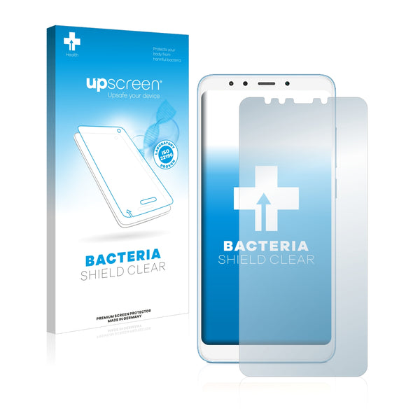 upscreen Bacteria Shield Clear Premium Antibacterial Screen Protector for Xiaomi Redmi 5