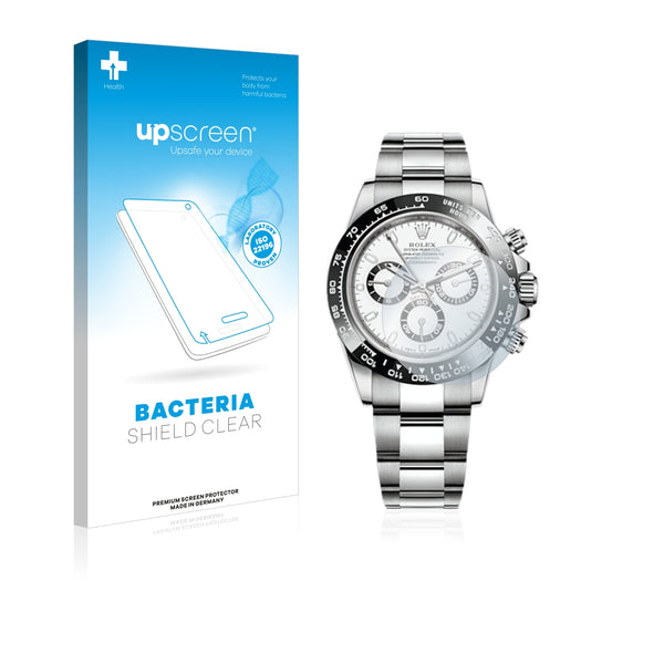upscreen Bacteria Shield Clear Premium Antibacterial Screen Protector for Rolex Cosmograph Daytona (40 mm)