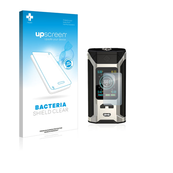upscreen Bacteria Shield Clear Premium Antibacterial Screen Protector for Wismec Sinuous Ravage 230