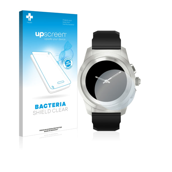 upscreen Bacteria Shield Clear Premium Antibacterial Screen Protector for MyKronoz ZeTime Petite (39 mm)