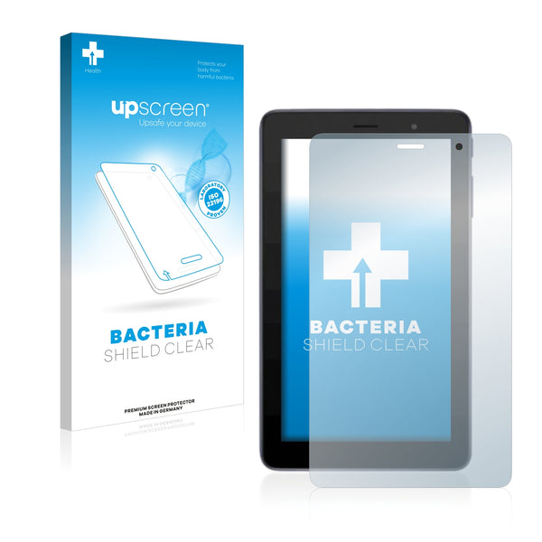 upscreen Bacteria Shield Clear Premium Antibacterial Screen Protector for Alcatel 1T 7