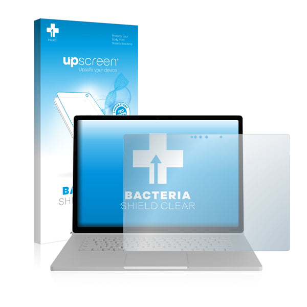 upscreen Bacteria Shield Clear Premium Antibacterial Screen Protector for Microsoft Surface Book 2 15