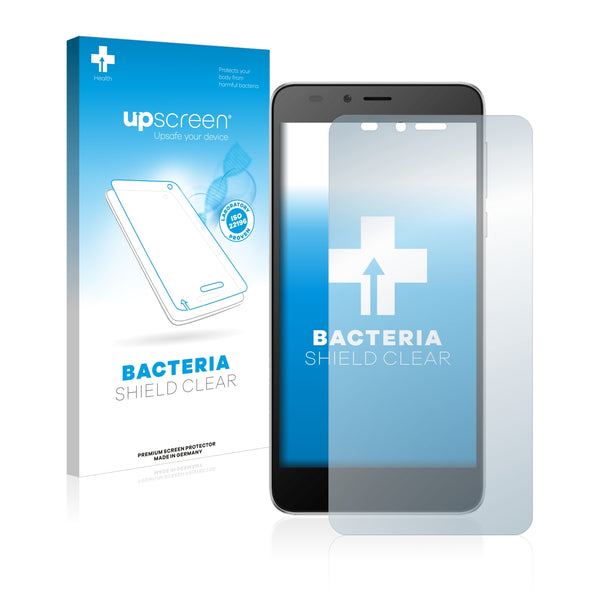 upscreen Bacteria Shield Clear Premium Antibacterial Screen Protector for Polaroid Pure Touch 5.5