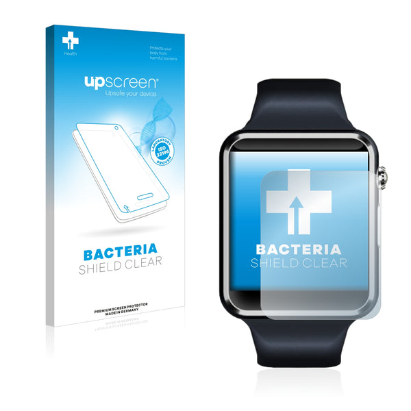 upscreen Bacteria Shield Clear Premium Antibacterial Screen Protector for Leotec Sport Z