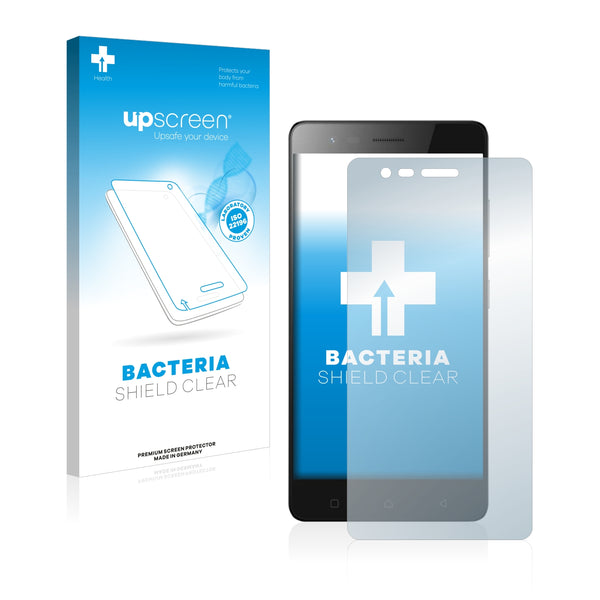 upscreen Bacteria Shield Clear Premium Antibacterial Screen Protector for Lenovo Vibe K5 Note