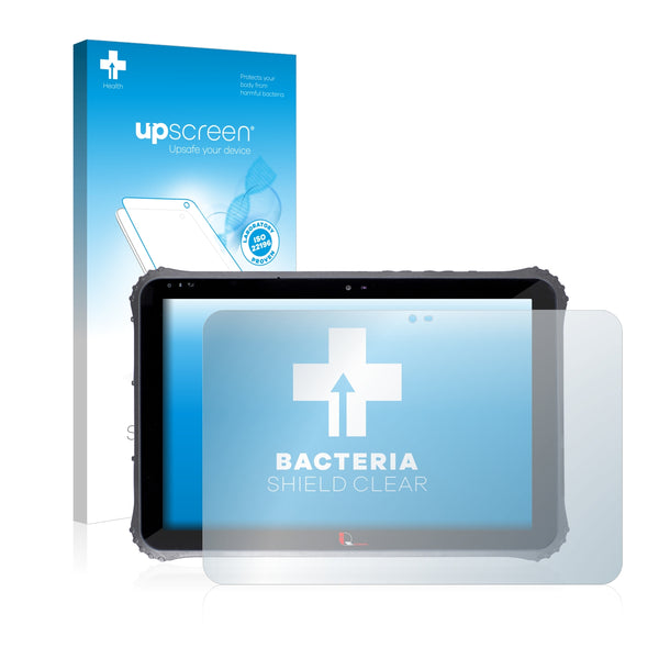 upscreen Bacteria Shield Clear Premium Antibacterial Screen Protector for IQ Automation FlatMan TM12