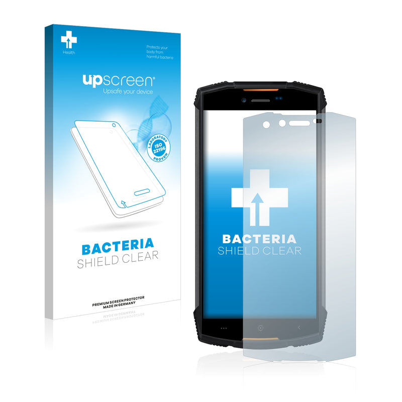 upscreen Bacteria Shield Clear Premium Antibacterial Screen Protector for Doogee S55