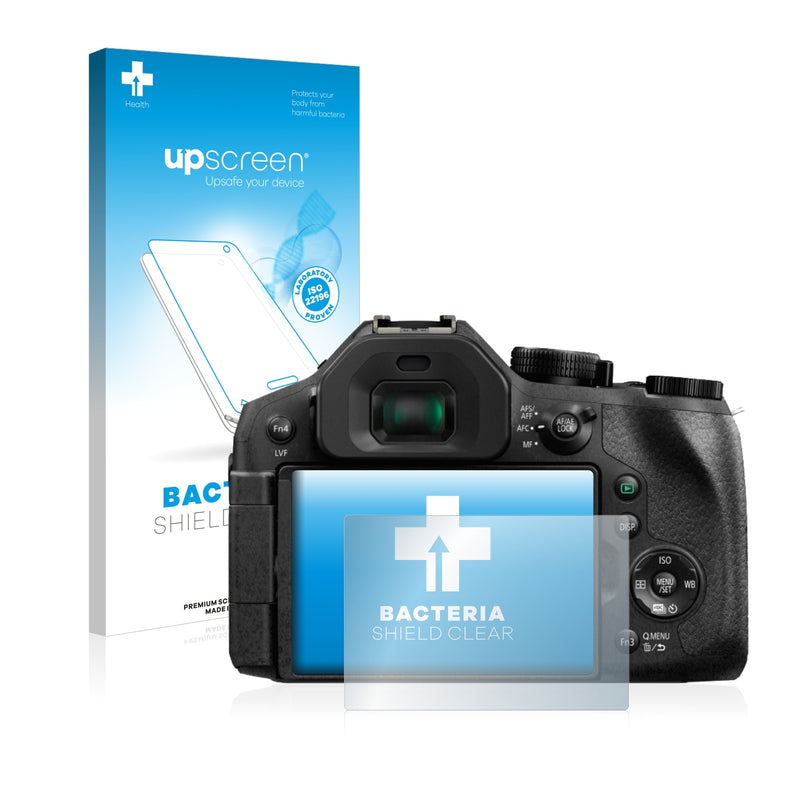 upscreen Bacteria Shield Clear Premium Antibacterial Screen Protector for Panasonic Lumix DMC-FZ330