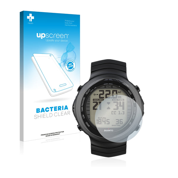 upscreen Bacteria Shield Clear Premium Antibacterial Screen Protector for Suunto DX