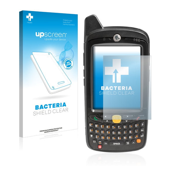 upscreen Bacteria Shield Clear Premium Antibacterial Screen Protector for Zebra MC67