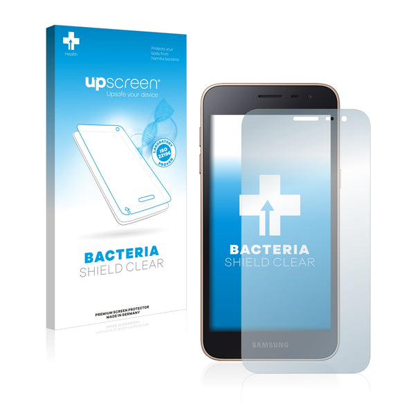 upscreen Bacteria Shield Clear Premium Antibacterial Screen Protector for Samsung Galaxy J2 Core