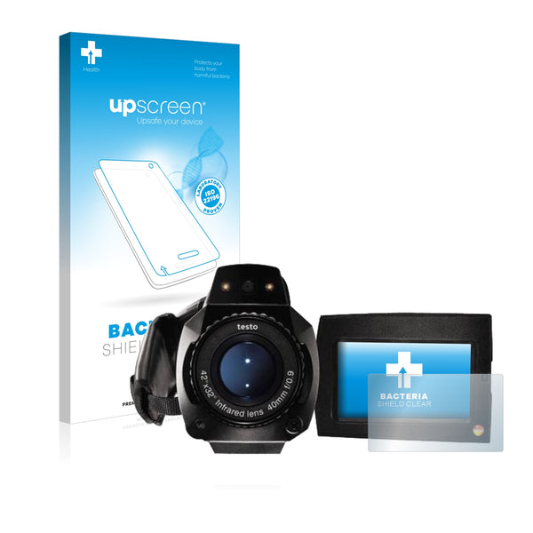 upscreen Bacteria Shield Clear Premium Antibacterial Screen Protector for Testo 890