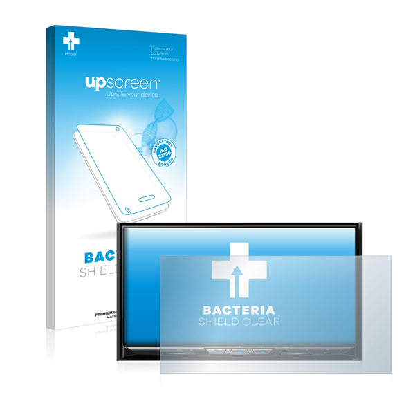 upscreen Bacteria Shield Clear Premium Antibacterial Screen Protector for Pioneer AVIC-Z910DAB