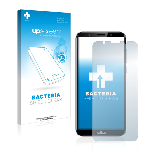 upscreen Bacteria Shield Clear Premium Antibacterial Screen Protector for TP-Link Neffos C9A