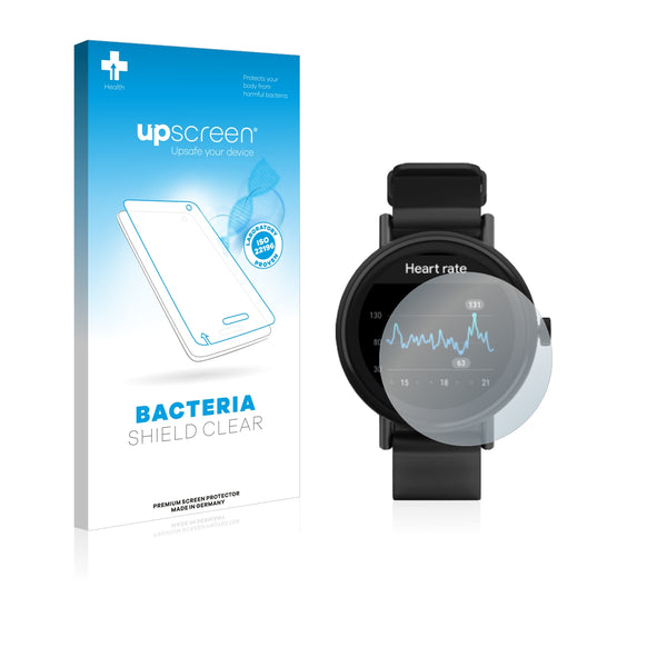 upscreen Bacteria Shield Clear Premium Antibacterial Screen Protector for Misfit Vapor 2 (46 mm)