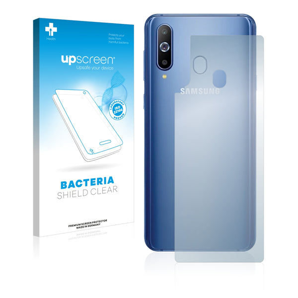 upscreen Bacteria Shield Clear Premium Antibacterial Screen Protector for Samsung Galaxy A8s (Back)