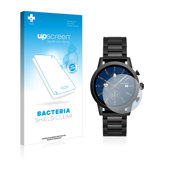 upscreen Bacteria Shield Clear Premium Antibacterial Screen Protector for Tory Burch ToryTrack Gigi (40 mm)