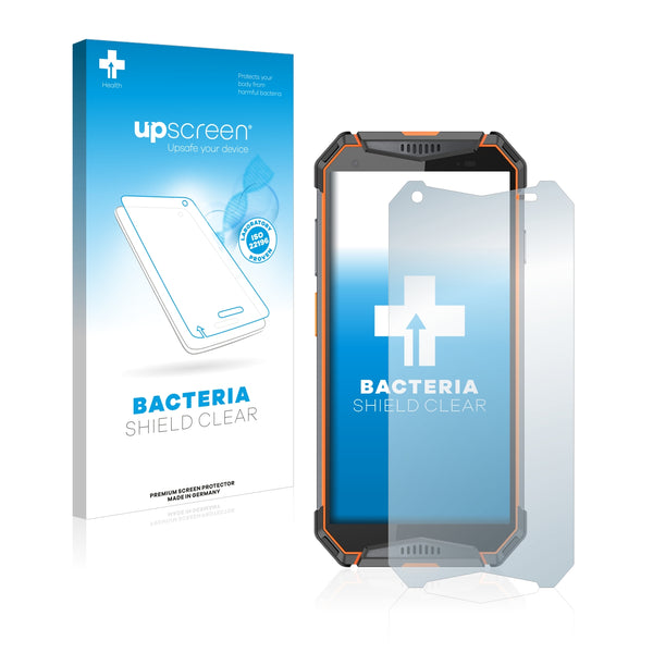 upscreen Bacteria Shield Clear Premium Antibacterial Screen Protector for Ulefone Armor 3