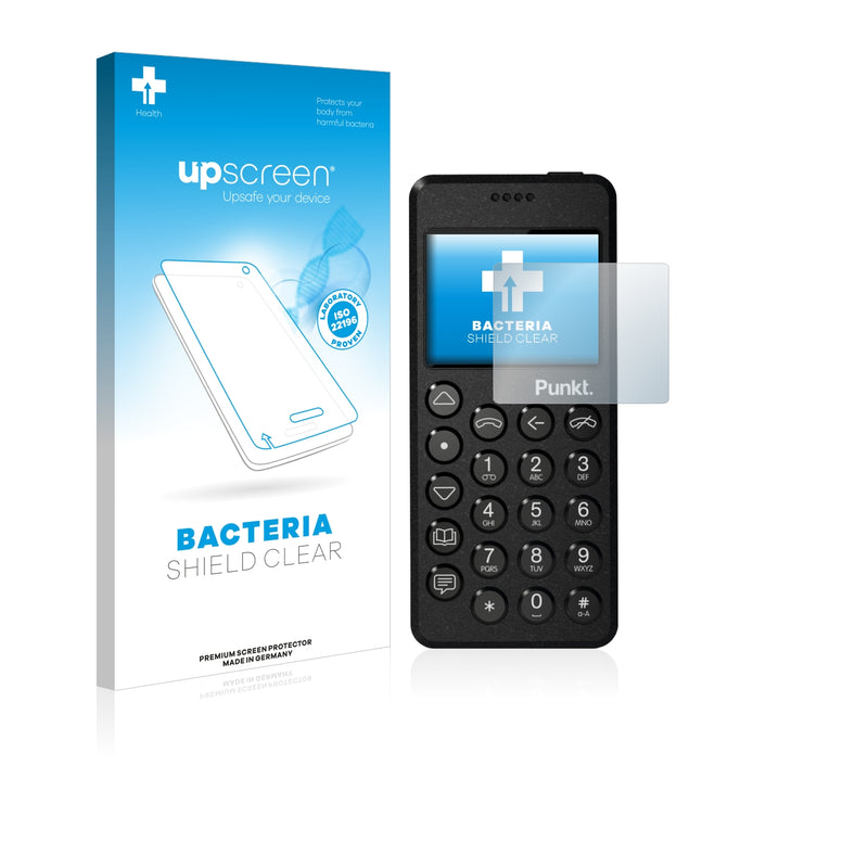 upscreen Bacteria Shield Clear Premium Antibacterial Screen Protector for Punkt M02