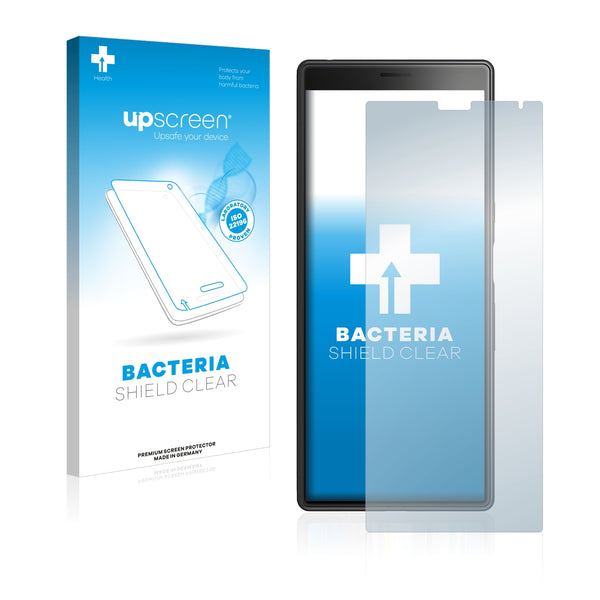 upscreen Bacteria Shield Clear Premium Antibacterial Screen Protector for Sony Xperia 10 Plus