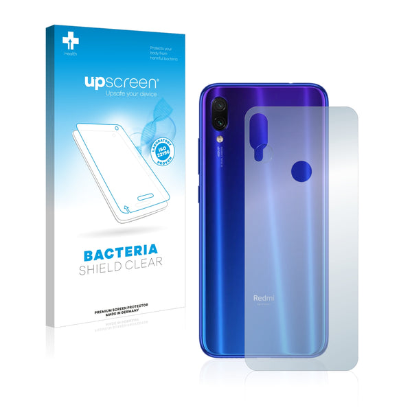 upscreen Bacteria Shield Clear Premium Antibacterial Screen Protector for Xiaomi Redmi Note 7 Pro (Back)