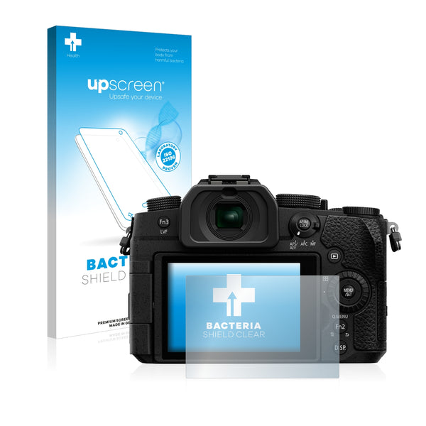 upscreen Bacteria Shield Clear Premium Antibacterial Screen Protector for Panasonic Lumix DC-G91