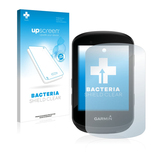upscreen Bacteria Shield Clear Premium Antibacterial Screen Protector for Garmin Edge 830