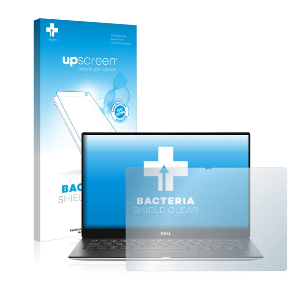 upscreen Bacteria Shield Clear Premium Antibacterial Screen Protector for Dell XPS 13 9380 Non-Touch