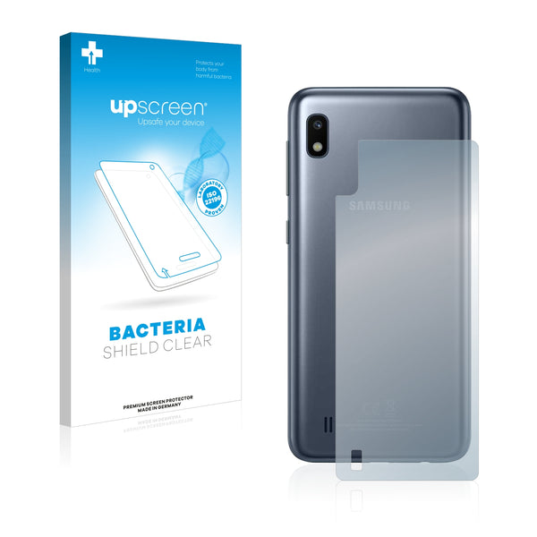 upscreen Bacteria Shield Clear Premium Antibacterial Screen Protector for Samsung Galaxy A10 (Back)
