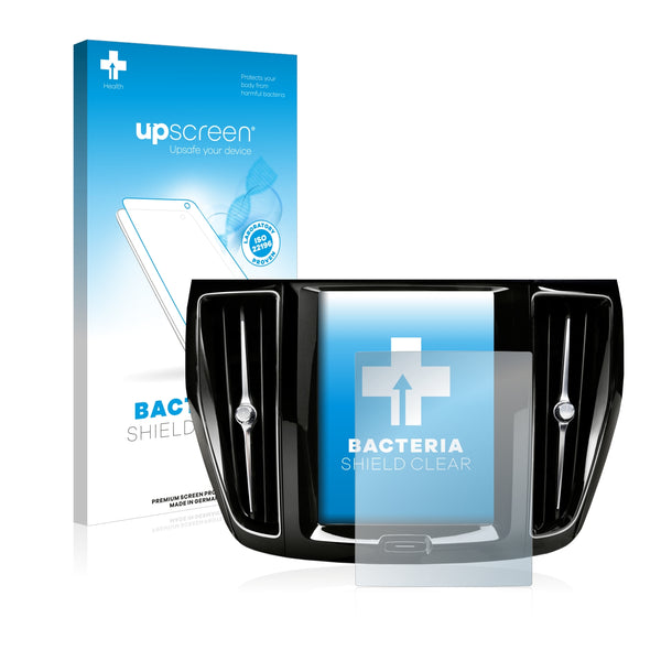 upscreen Bacteria Shield Clear Premium Antibacterial Screen Protector for Volvo Sensus Connect XC90