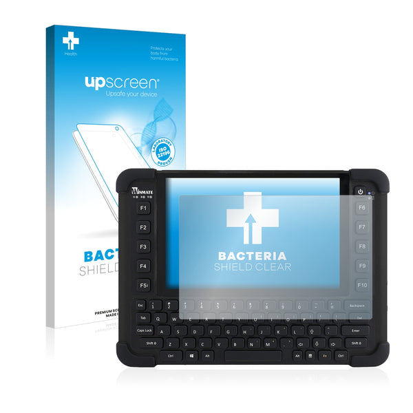 upscreen Bacteria Shield Clear Premium Antibacterial Screen Protector for Winmate M101BK