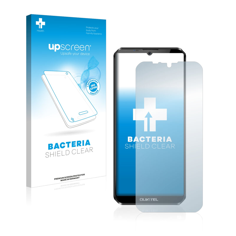 upscreen Bacteria Shield Clear Premium Antibacterial Screen Protector for Oukitel K12