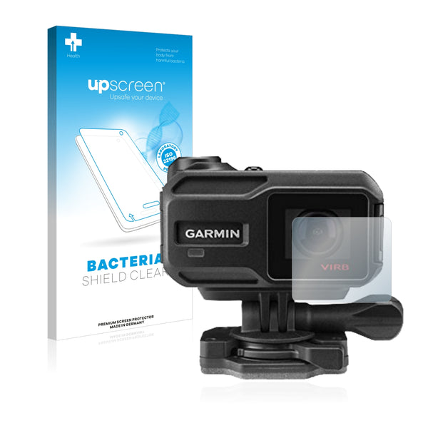 upscreen Bacteria Shield Clear Premium Antibacterial Screen Protector for Garmin Virb XE (Lens)