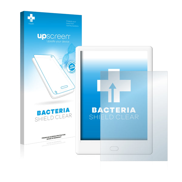 upscreen Bacteria Shield Clear Premium Antibacterial Screen Protector for Boyue Likebook Muses