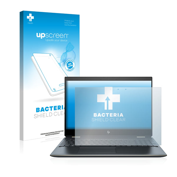 upscreen Bacteria Shield Clear Premium Antibacterial Screen Protector for HP Spectre x360 15-df0304ng