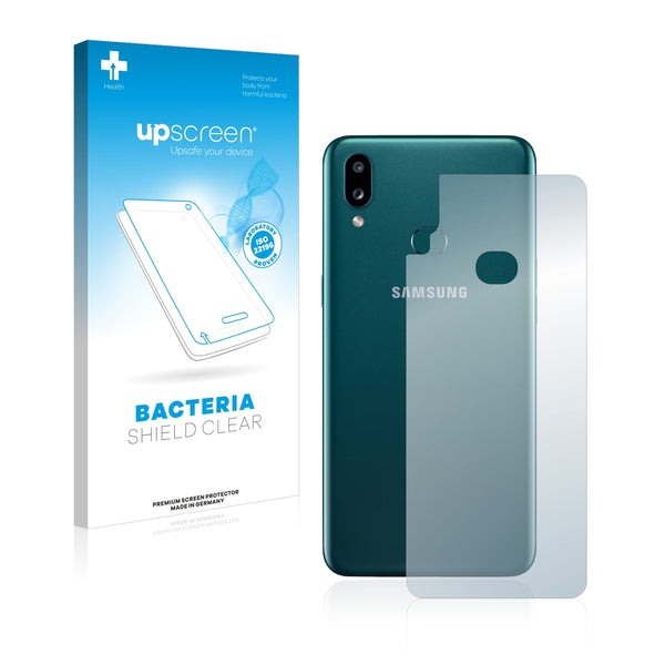 upscreen Bacteria Shield Clear Premium Antibacterial Screen Protector for Samsung Galaxy A10s (Back)
