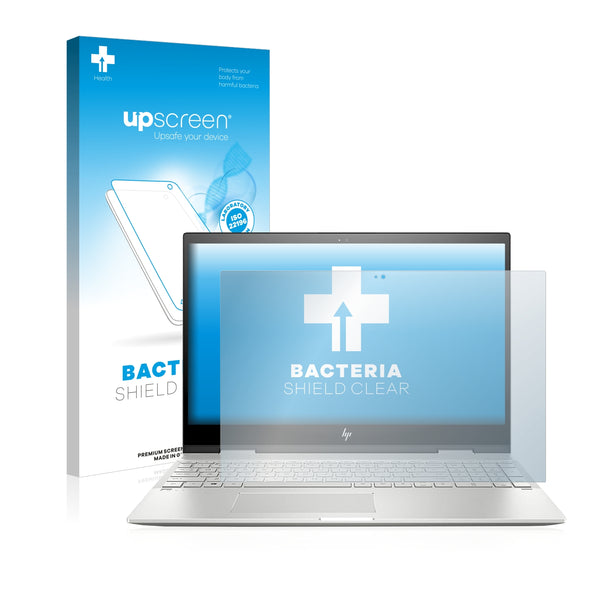 upscreen Bacteria Shield Clear Premium Antibacterial Screen Protector for HP Envy x360 15-cn0004ng