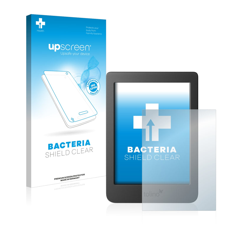 upscreen Bacteria Shield Clear Premium Antibacterial Screen Protector for Tolino Page 2