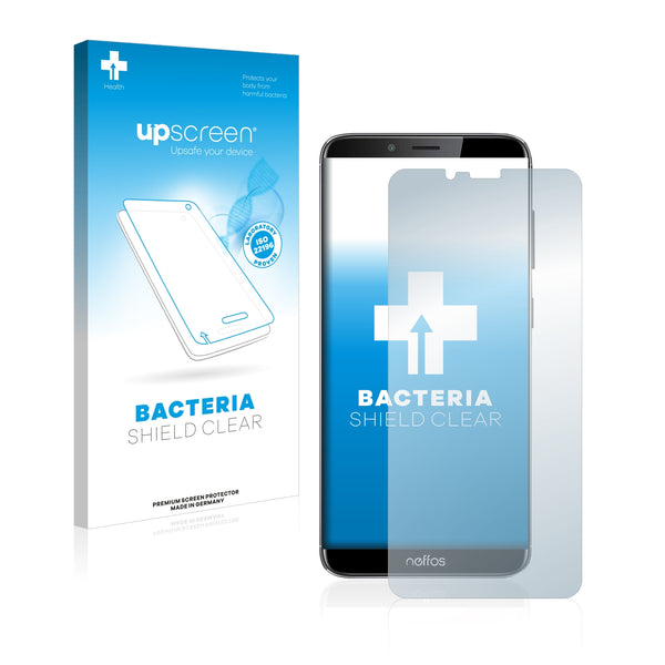 upscreen Bacteria Shield Clear Premium Antibacterial Screen Protector for TP-Link Neffos X9