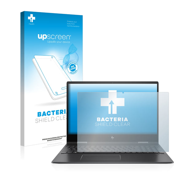 upscreen Bacteria Shield Clear Premium Antibacterial Screen Protector for HP Envy 15 x360 15-ds0000ng