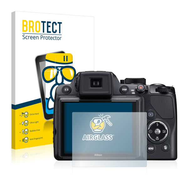 BROTECT AirGlass Glass Screen Protector for Nikon Coolpix P90