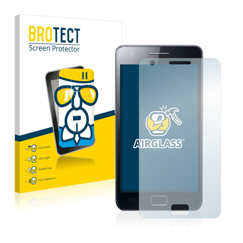 BROTECT AirGlass Glass Screen Protector for Samsung Galaxy I9100