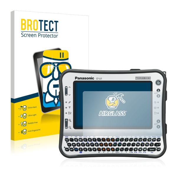 BROTECT AirGlass Glass Screen Protector for Panasonic Toughbook CF-U1