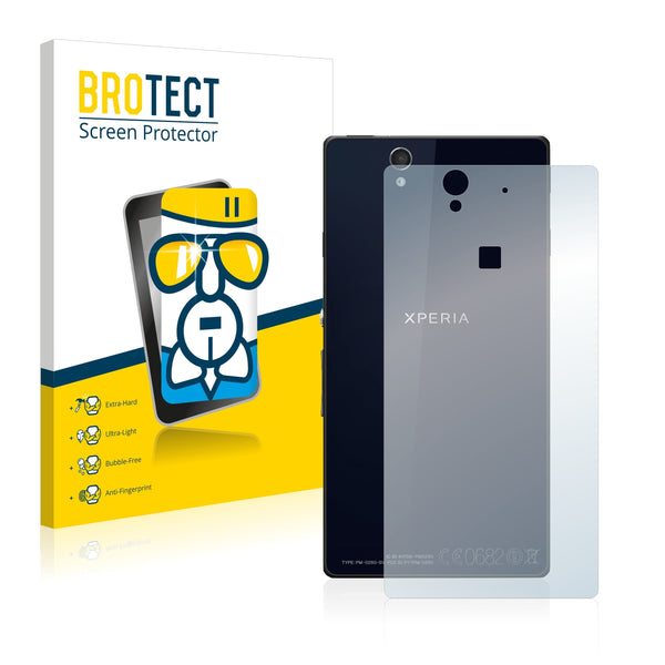 BROTECT AirGlass Glass Screen Protector for Sony Xperia Z C6603 (Back)