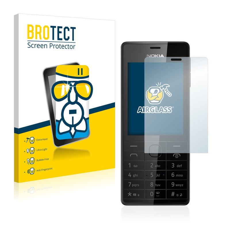 BROTECT AirGlass Glass Screen Protector for Nokia 515