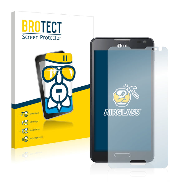 BROTECT AirGlass Glass Screen Protector for LG Electronics Optimus F6 D505