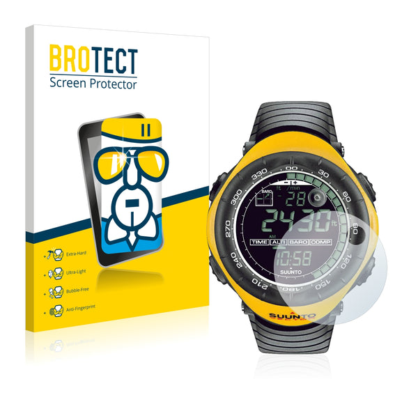BROTECT AirGlass Glass Screen Protector for Suunto Vector Yellow