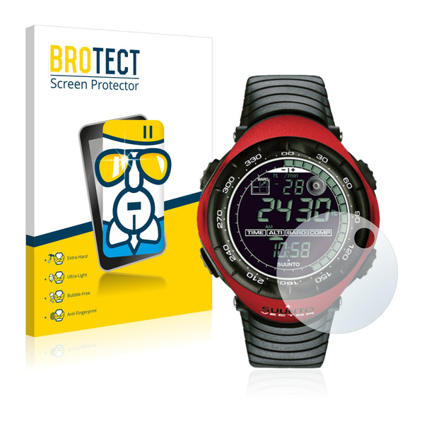 BROTECT AirGlass Glass Screen Protector for Suunto Vector Red